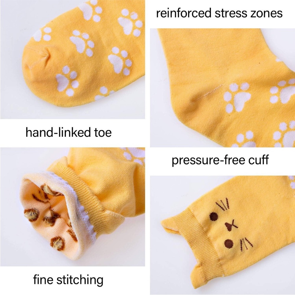 Cat Socks set 5 pack - Picture 5 of 6